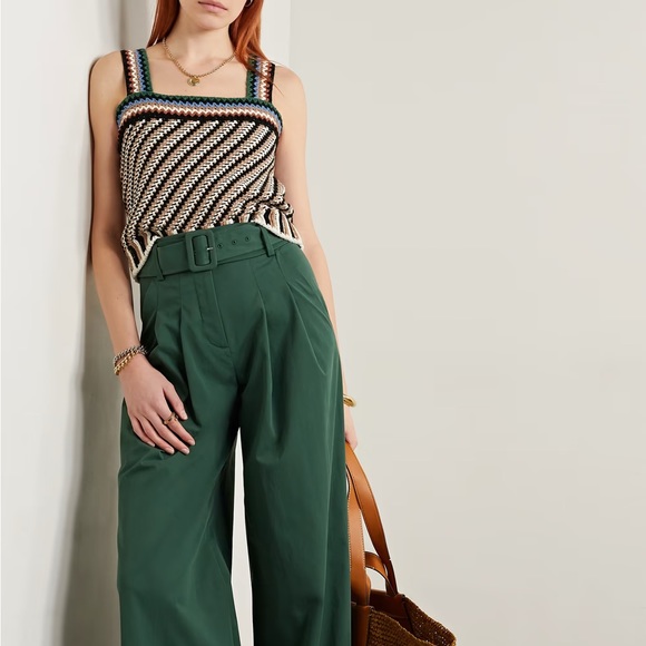 NWT Veronica Beard Livina Crochet Tank Top Sz M - Picture 3 of 6